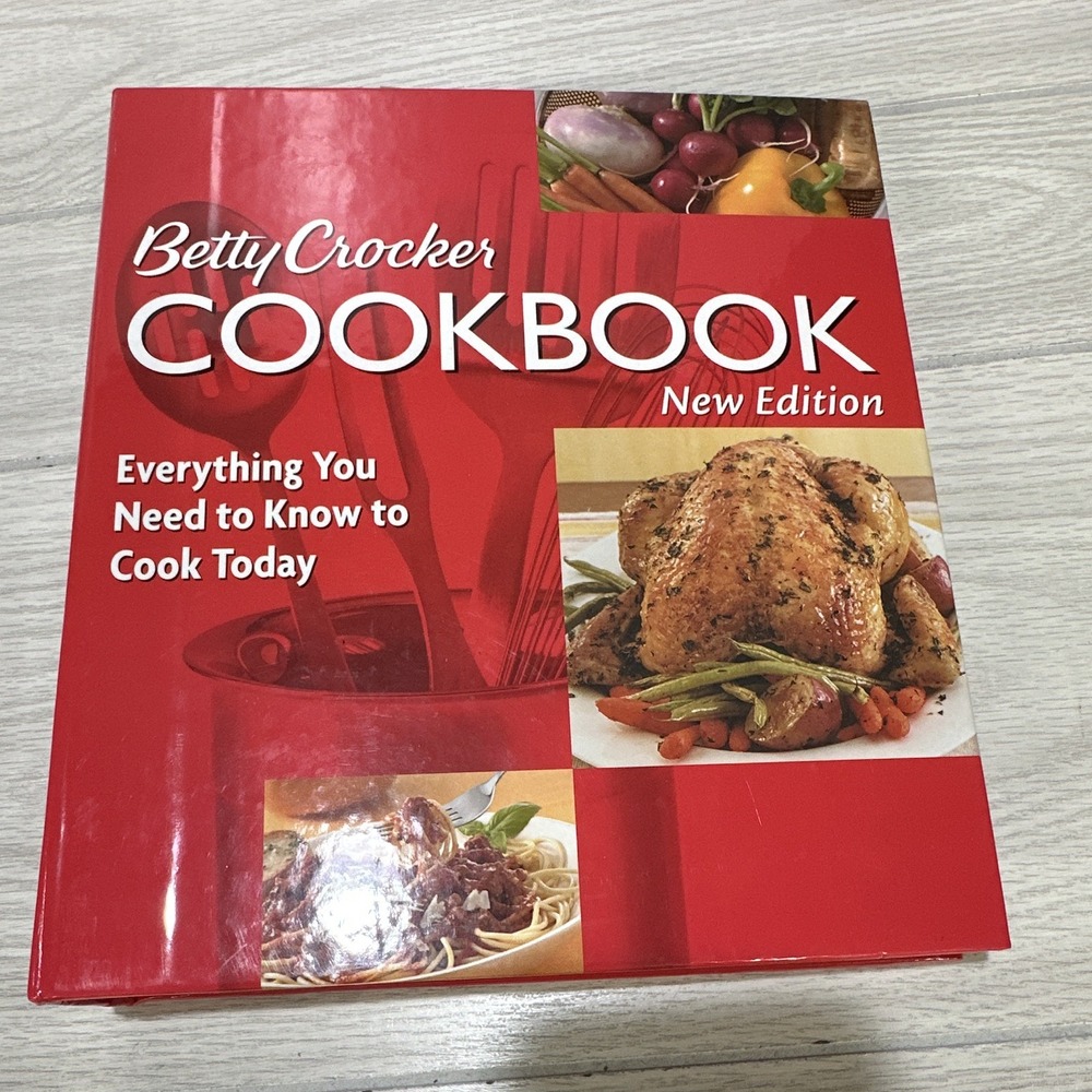 Betty Crocker Cookbook 10th Ed Ringbound Illustrated Cooking Recipes